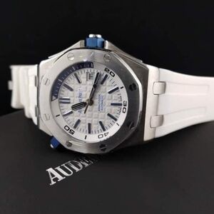 Watch white and blue